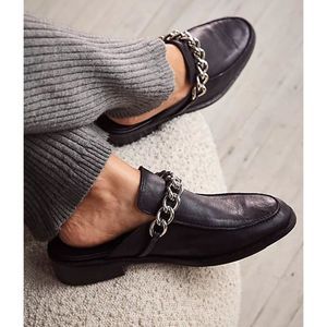 FREE PEOPLE - Vida Mules / Black
